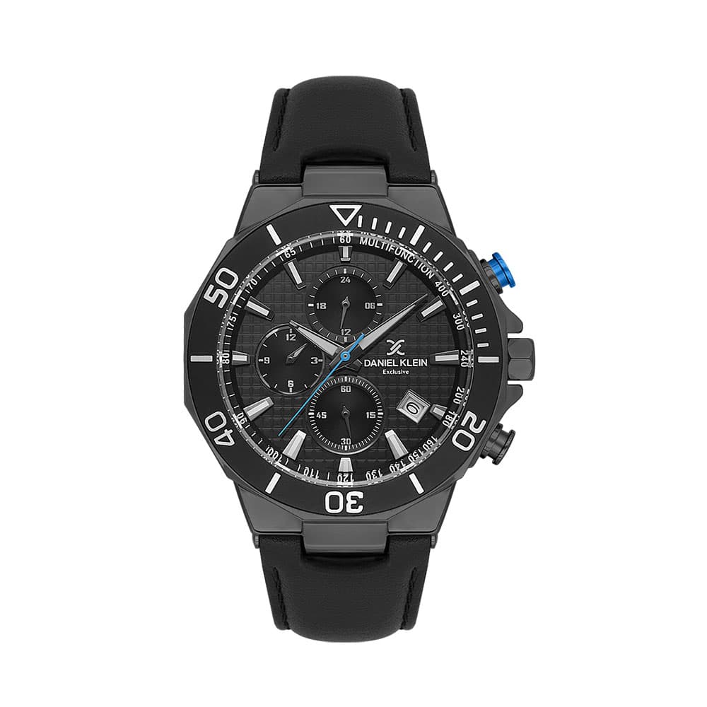 Daniel Klein Exclusive - Ceas Barbatesc Quartz Negru DK.1.13841.3