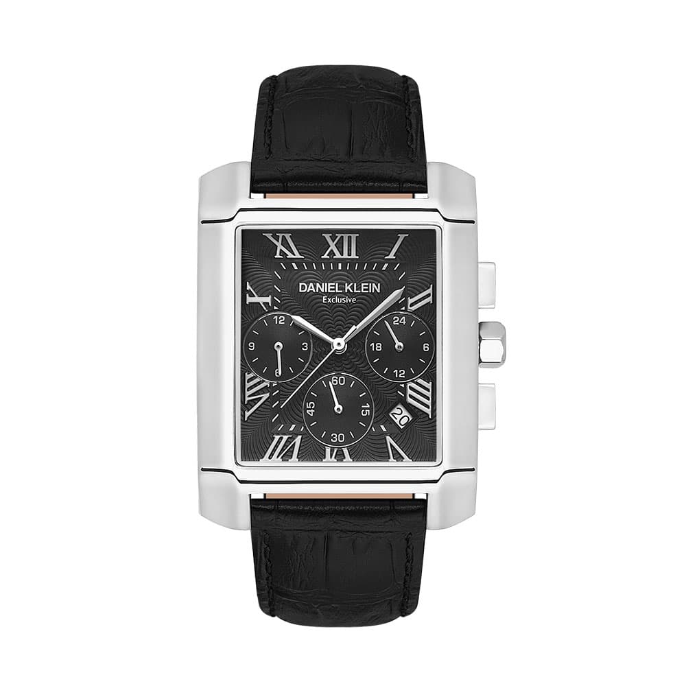 Daniel Klein Exclusive - Ceas Barbatesc Quartz Negru DK.1.13748.2