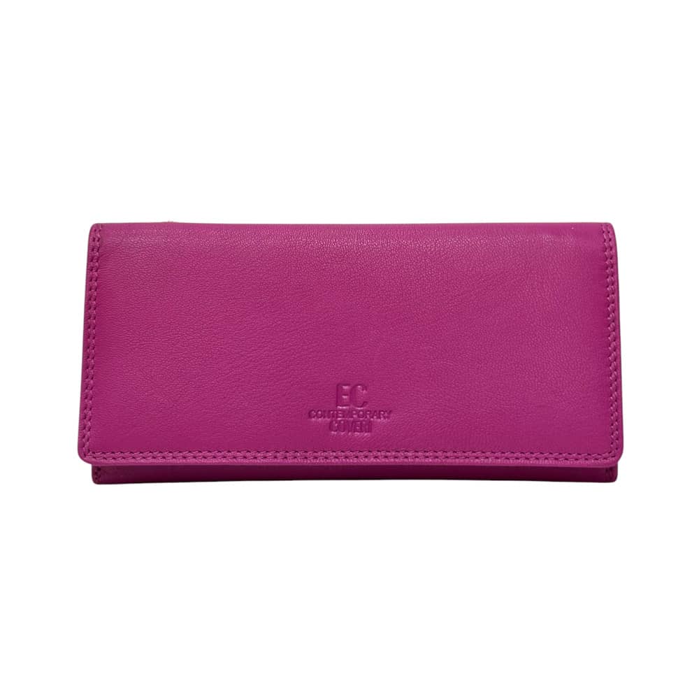 Portofel Coveri Piele Fucsia