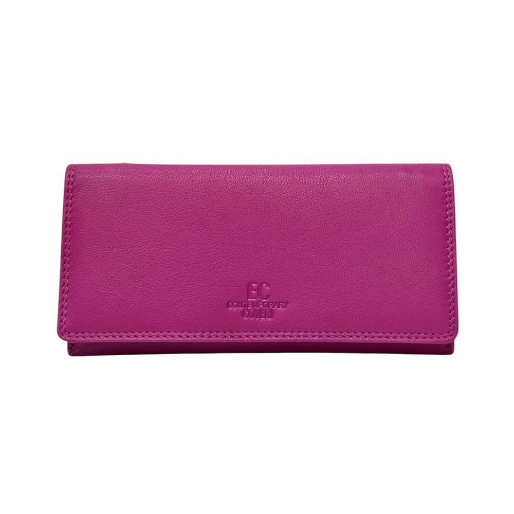 Portofel Coveri Piele Fucsia
