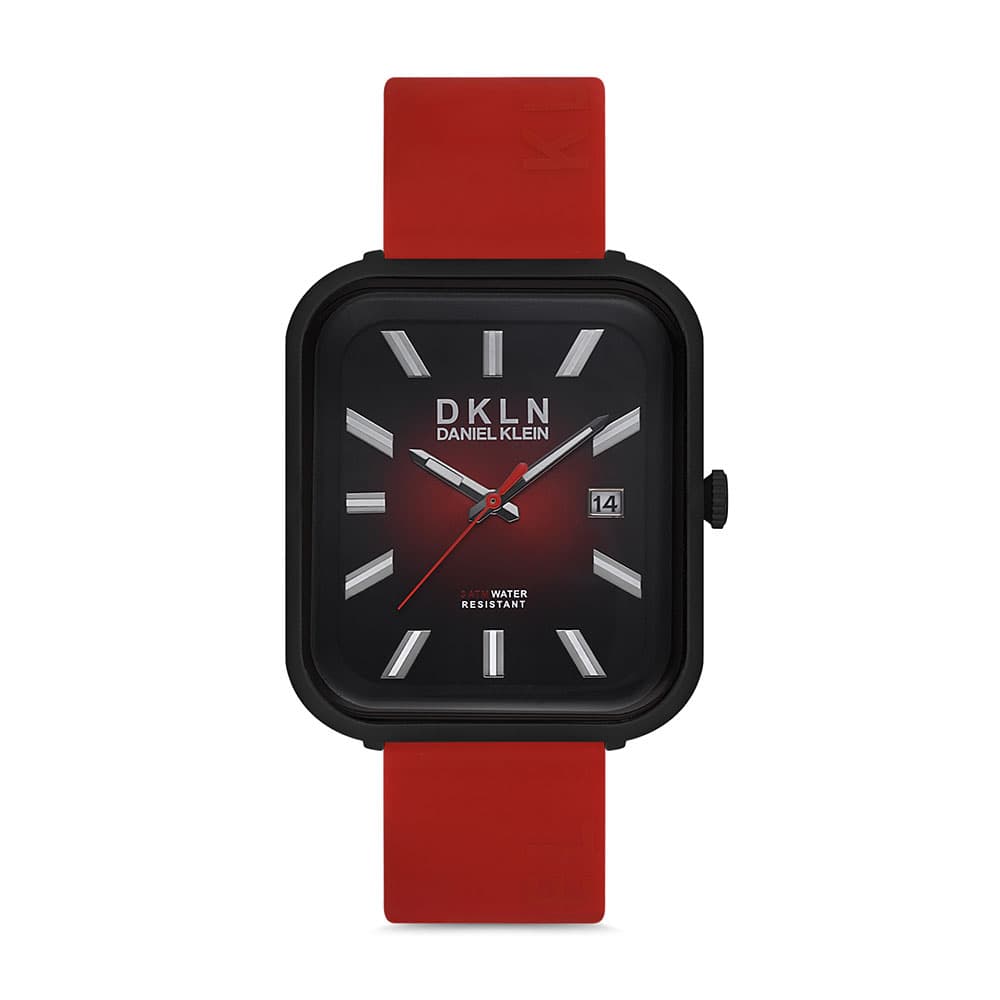 Daniel Klein Dkln - Ceas Barbatesc Quartz Rosu DK.1.12717.5