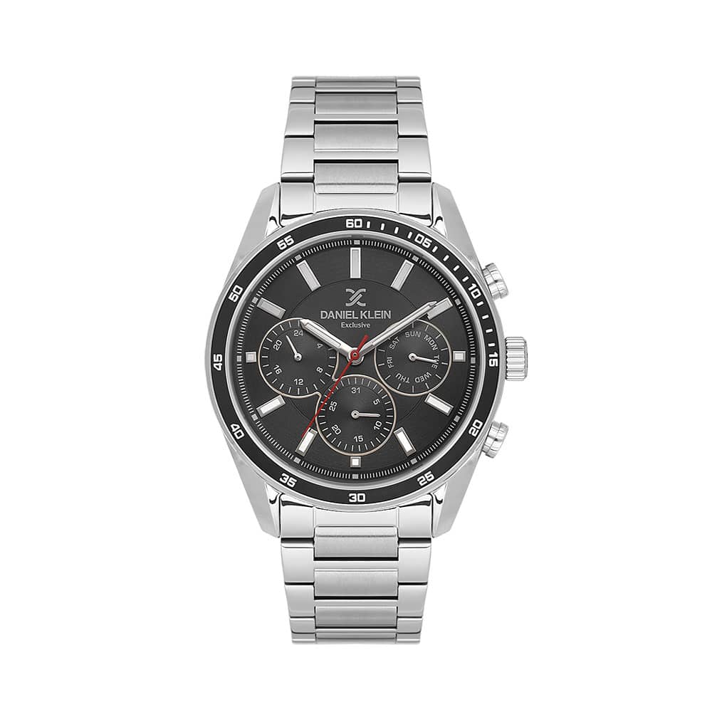 Daniel Klein Exclusive - Ceas Barbatesc Quartz Argintiu DK.1.14220.2