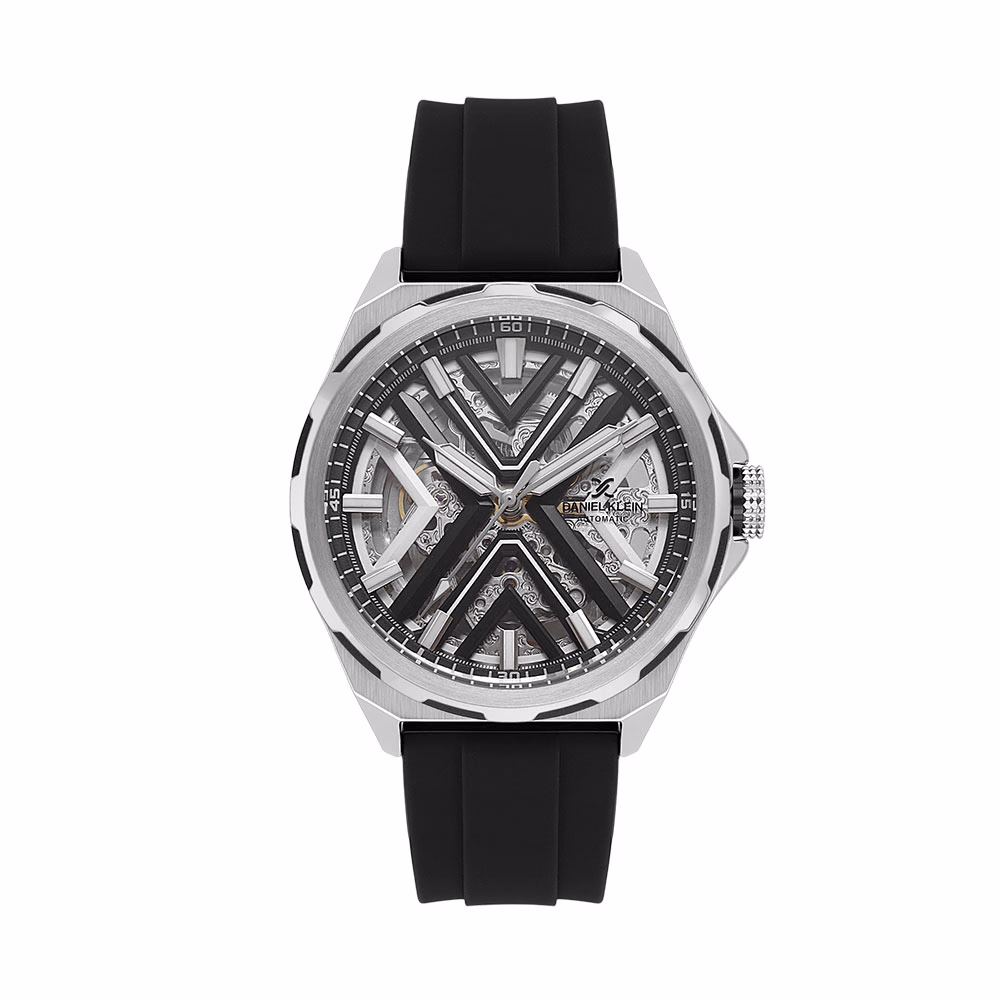 Daniel Klein Skeleton - Ceas Barbatesc Automatic Negru DK.1.14017.1