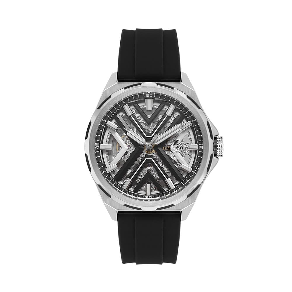 Daniel Klein Skeleton - Ceas Barbatesc Automatic Negru DK.1.14017.1