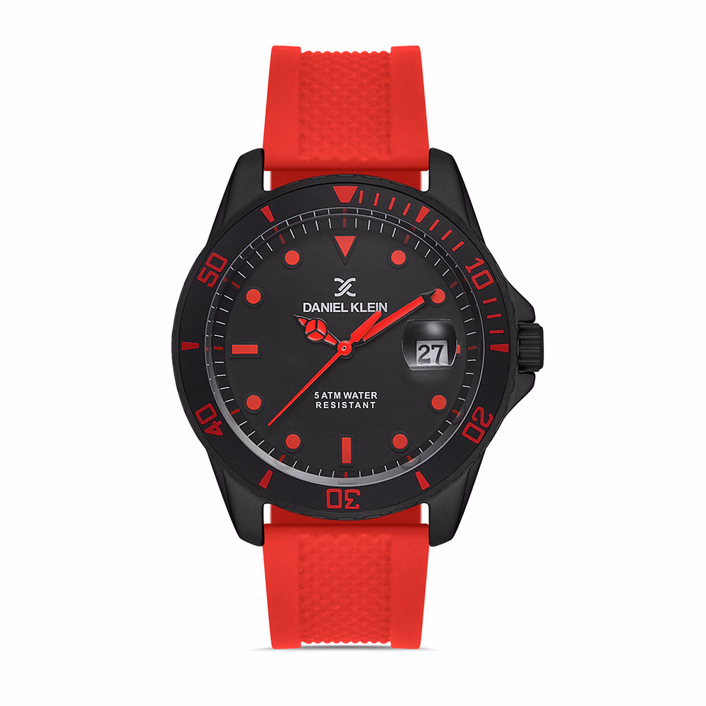 Daniel Klein Premium - Ceas Barbatesc Quartz Rosu DK.1.12856.4