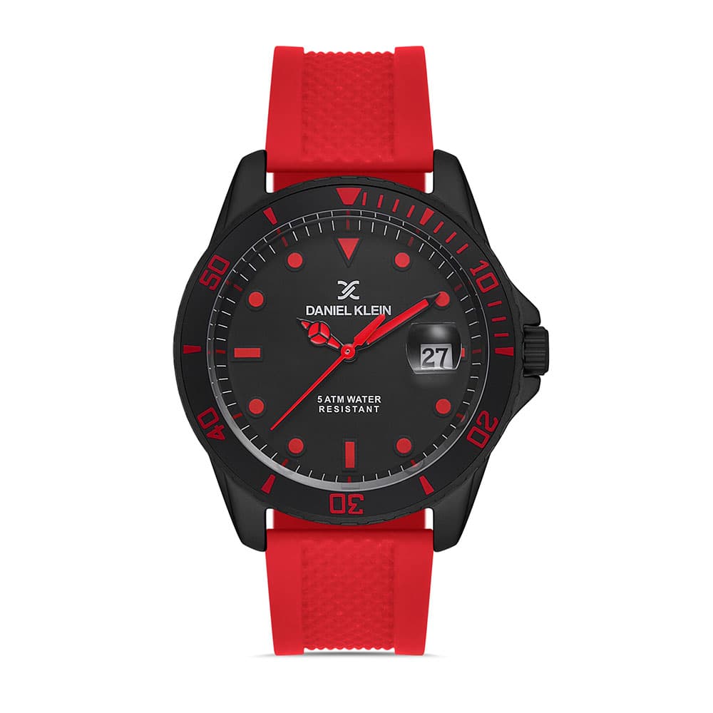 Daniel Klein Premium - Ceas Barbatesc Quartz Rosu DK.1.12856.4