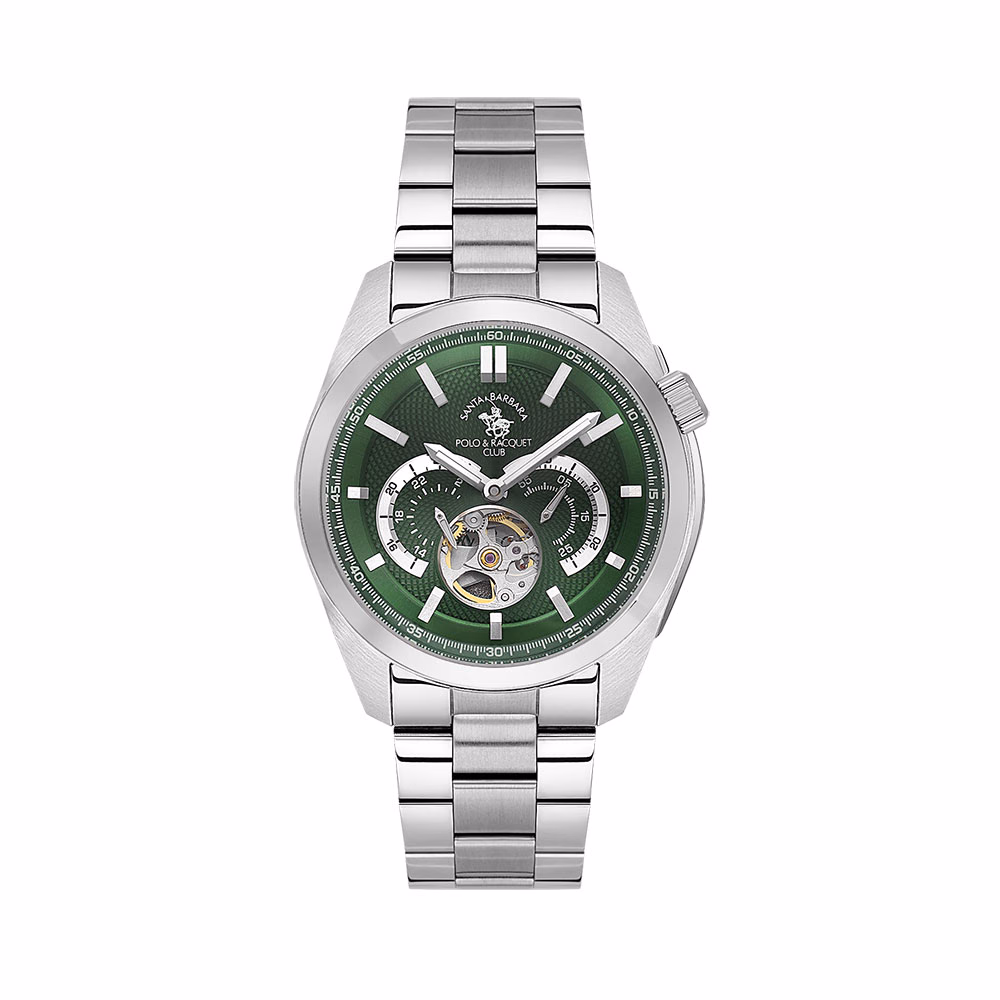 Santa Barbara Polo Luxury - Ceas Barbatesc Automatic Argintiu SB.1.10628.4