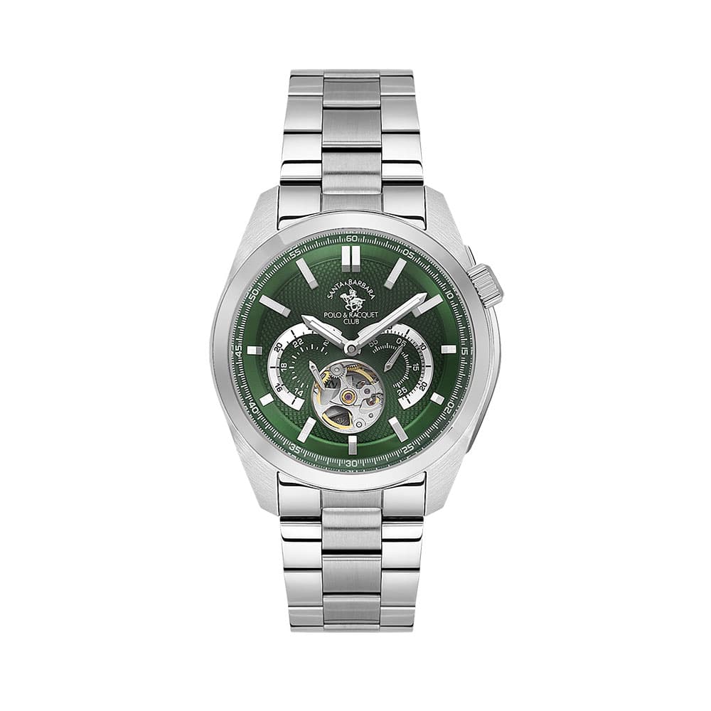 Santa Barbara Polo Luxury - Ceas Barbatesc Automatic Argintiu SB.1.10628.4