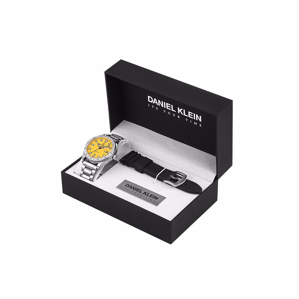Daniel Klein Limited - Ceas Barbatesc Quartz Argintiu DK.1.13980.6