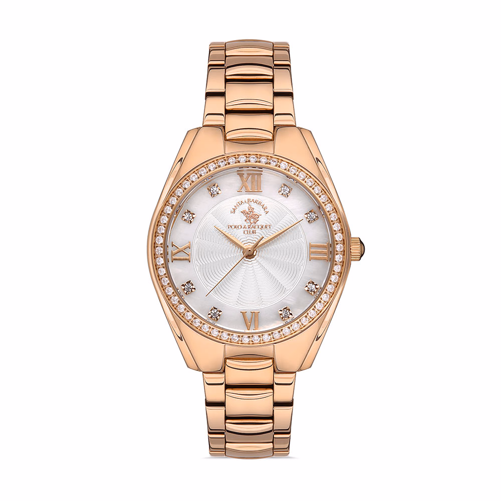 Santa Barbara Polo Unique - Ceas Dama Quartz Auriu Rose SB.1.10307.3