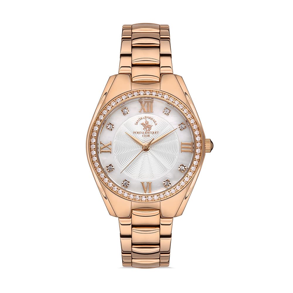 Santa Barbara Polo Unique - Ceas Dama Quartz Auriu Rose SB.1.10307.3