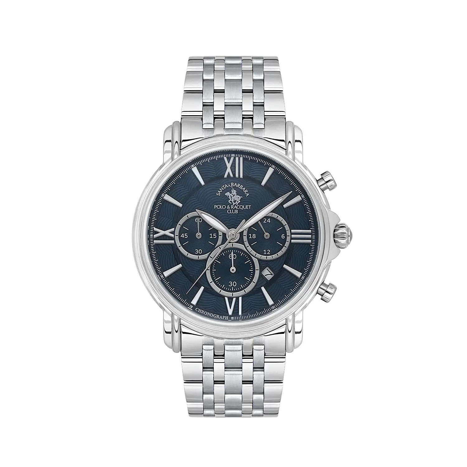 Santa Barbara Polo Legend - Ceas Barbatesc Quartz Argintiu SB.8.10013-3
