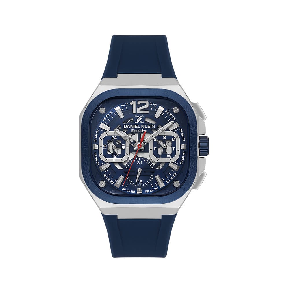 Daniel Klein Exclusive - Ceas Barbatesc Quartz Bleumarin DK.1.14008.2