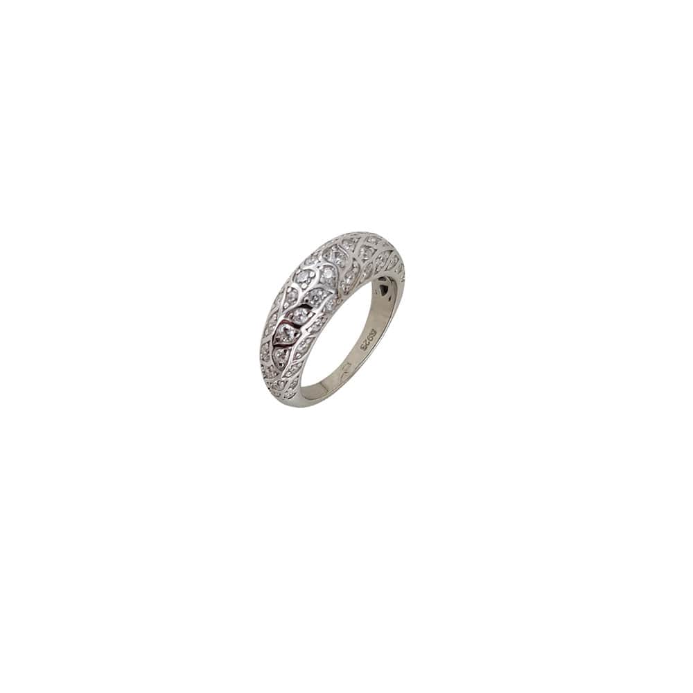 Inel argint bombat zirconii Thia marimea 54