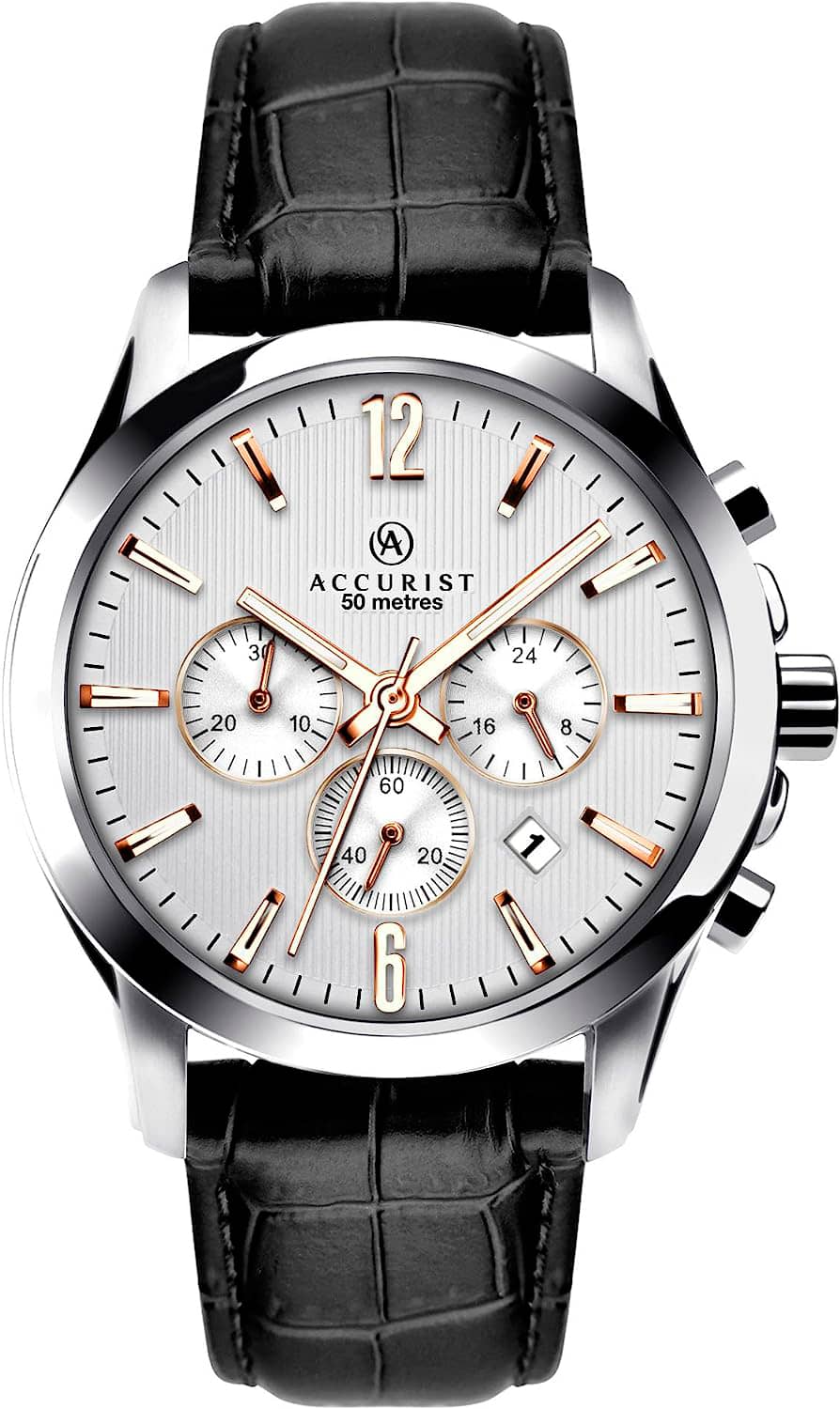 Мъжки аналогов часовник Accurist Chronograph - A-7199