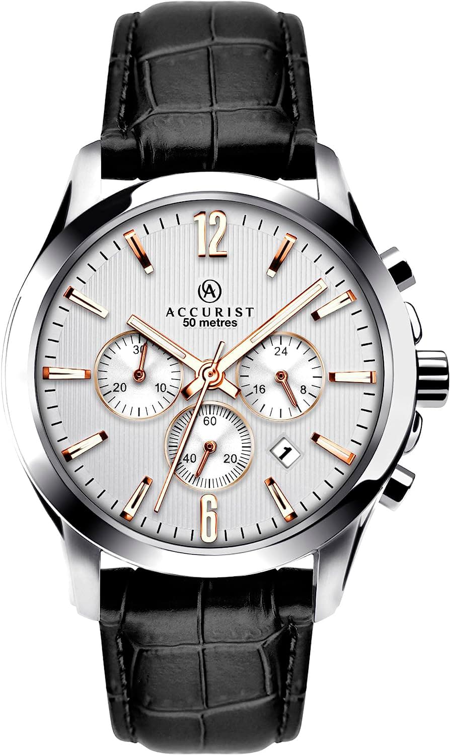 Мъжки аналогов часовник Accurist Chronograph - A-7199