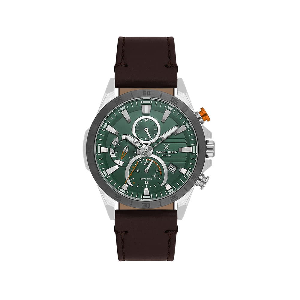Daniel Klein Exclusive - Ceas Barbatesc Quartz Cafeniu DK.1.13993.3