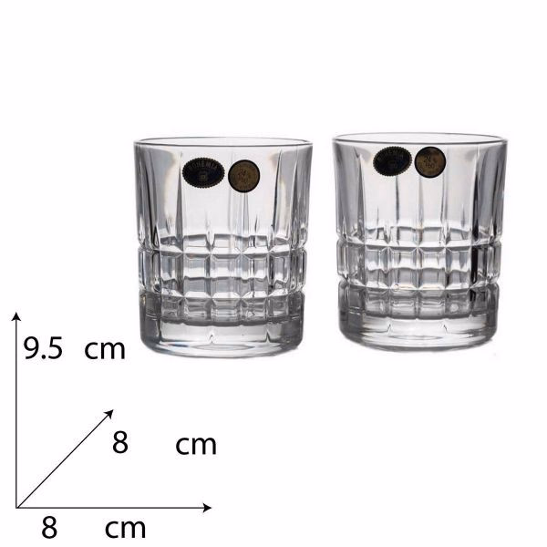 LONDON Set 6 pahare cristal Bohemia whisky 320 ml