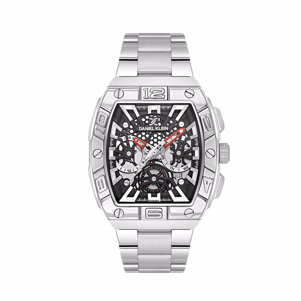 Daniel Klein Exclusive - Ceas Barbatesc Quartz Argintiu DK.1.13756.1