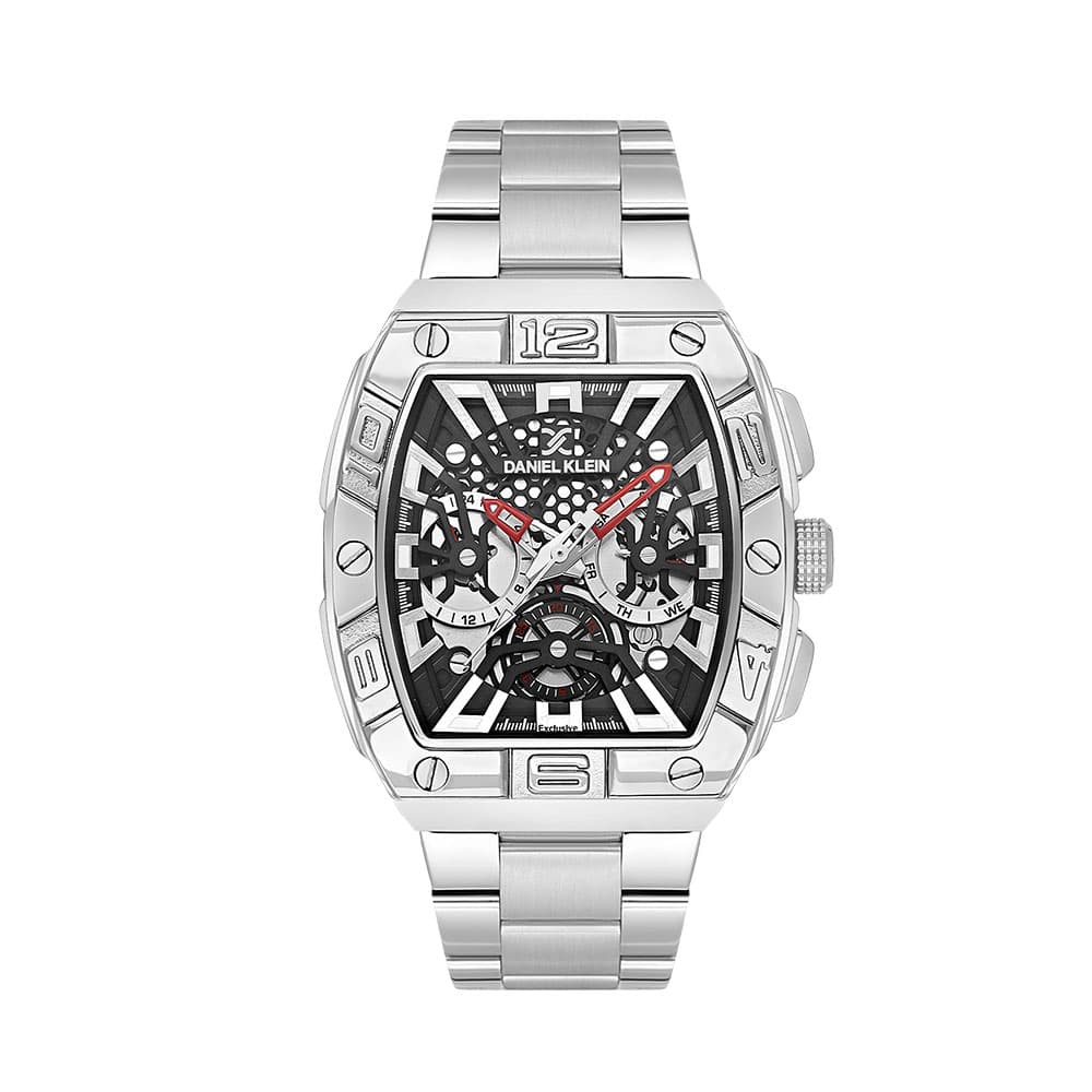 Daniel Klein Exclusive - Ceas Barbatesc Quartz Argintiu DK.1.13756.1