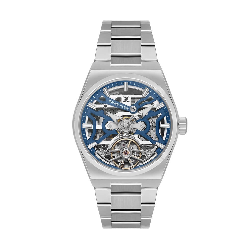 Daniel Klein Skeleton - Ceas Barbatesc Automatic Argintiu DK.1.13857.4