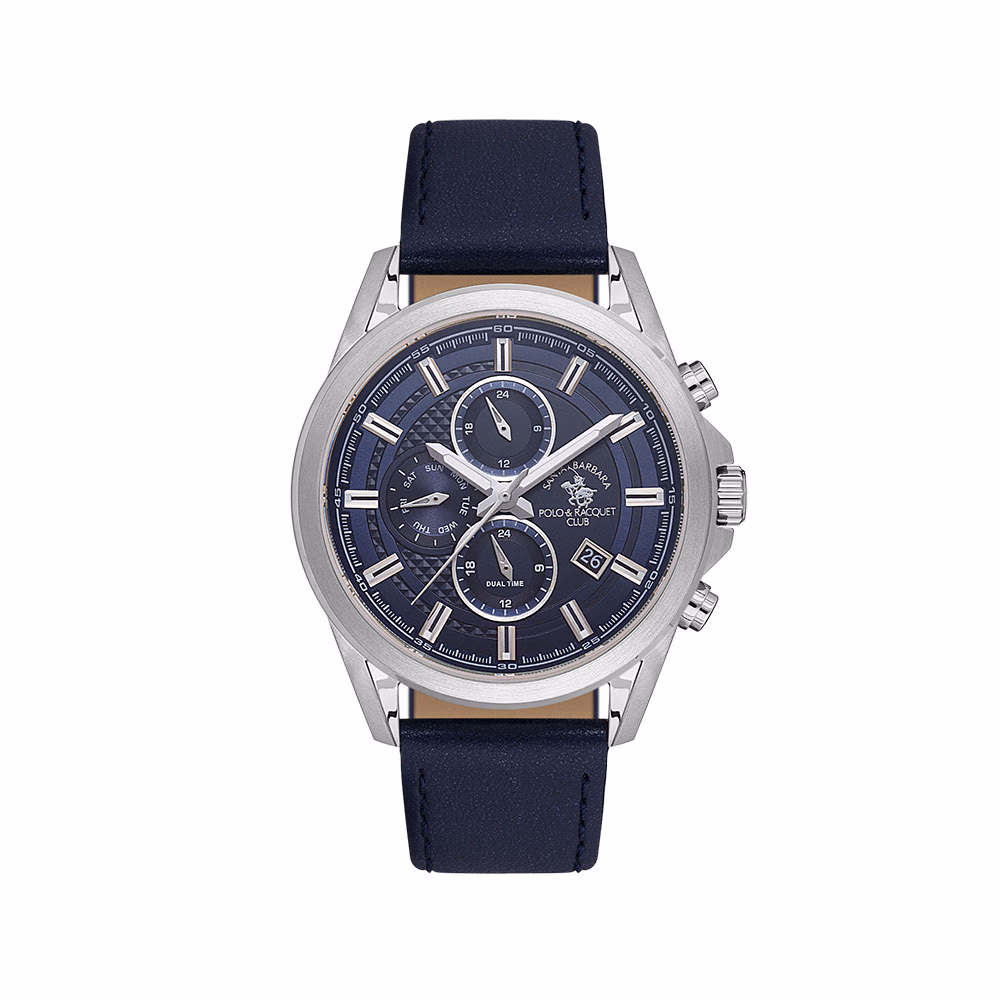 Santa Barbara Polo Legend - Ceas Barbatesc Quartz Bleumarin SB.1.10676-2