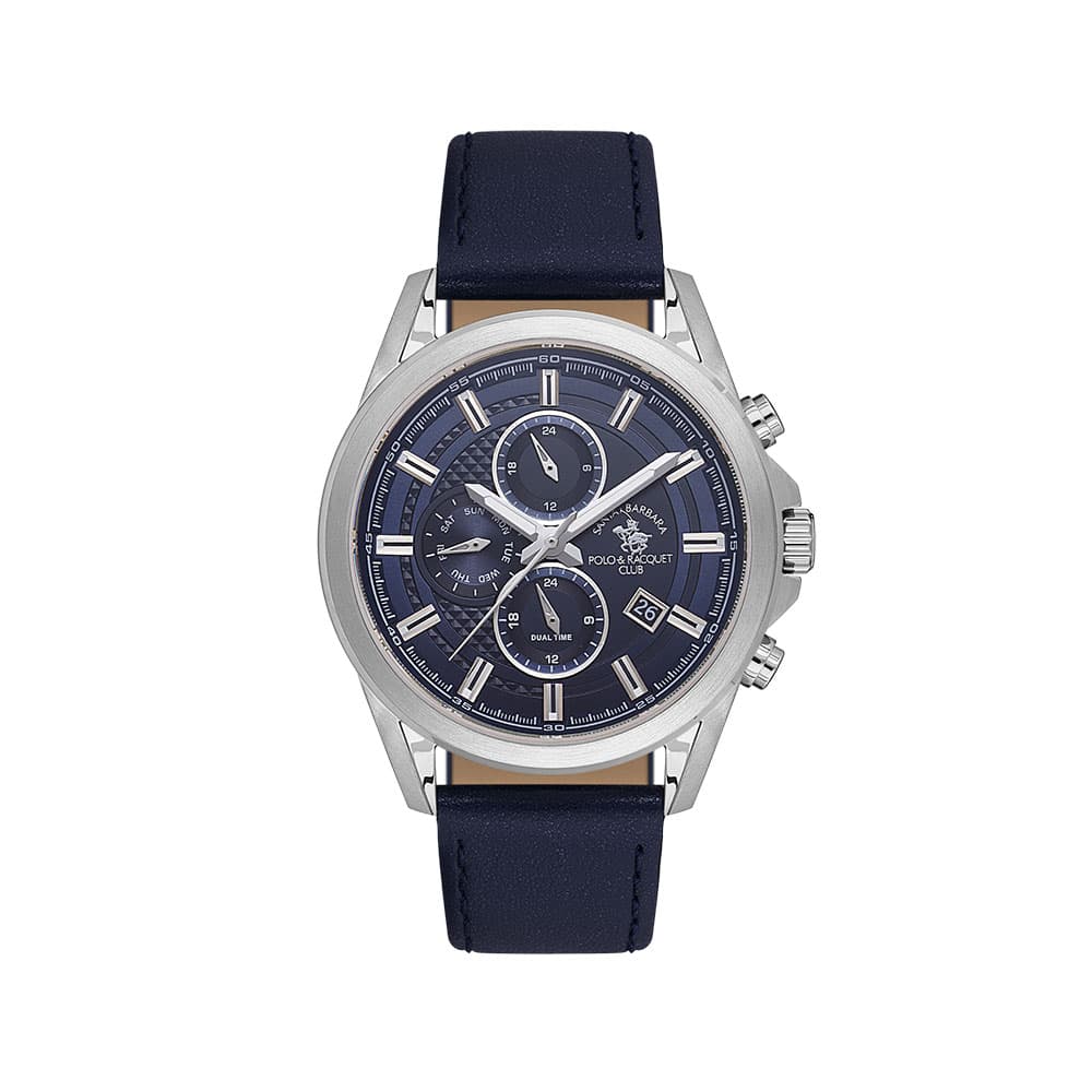 Santa Barbara Polo Legend - Ceas Barbatesc Quartz Bleumarin SB.1.10676-2