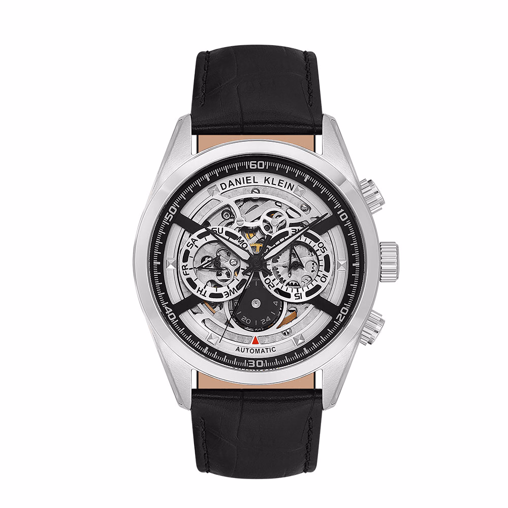 Daniel Klein Skeleton - Ceas Barbatesc Automatic Negru DK.1.14016.1