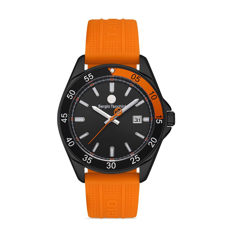 Sergio Tacchini Streamline - Ceas Barbatesc Quartz Portocaliu ST.1.10255.6