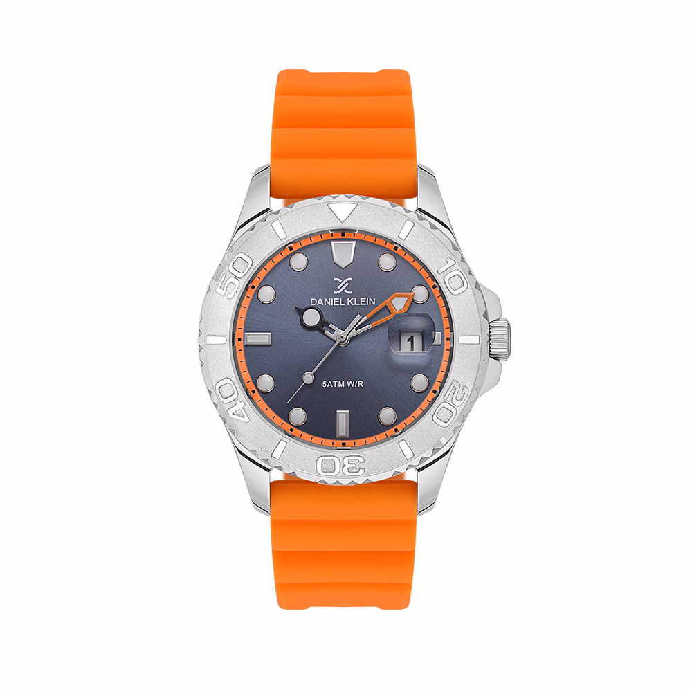 Daniel Klein Premium - Ceas Barbatesc Quartz Portocaliu DK.1.13816.5