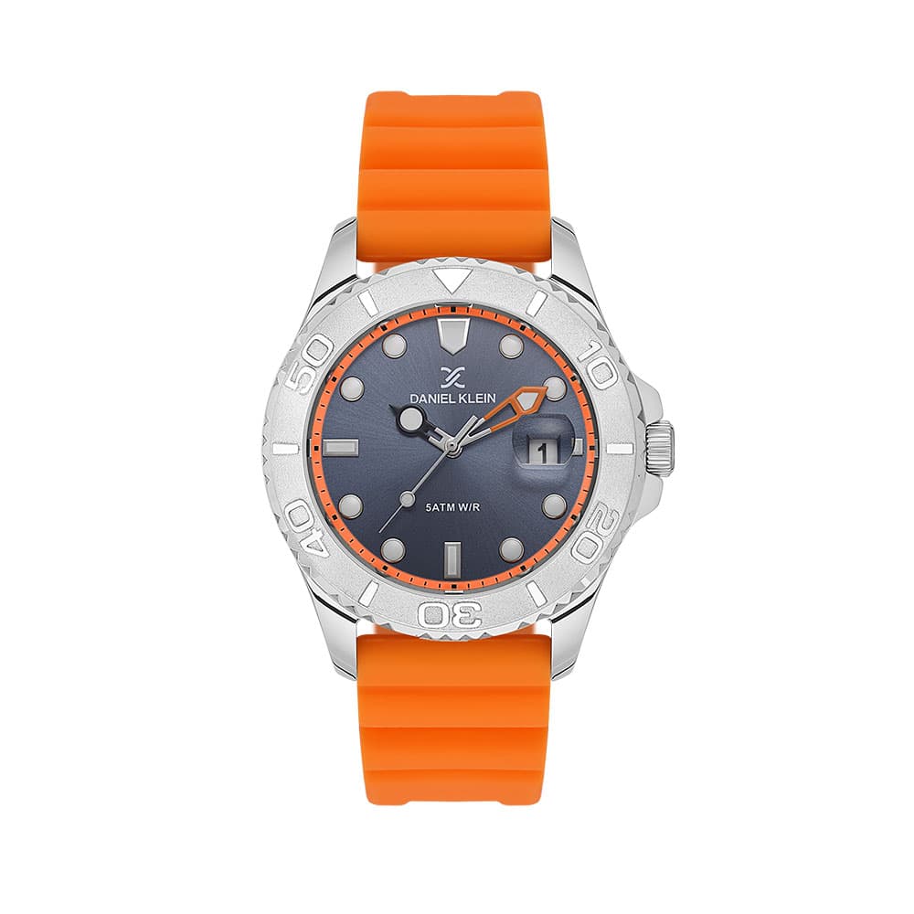 Daniel Klein Premium - Ceas Barbatesc Quartz Portocaliu DK.1.13816.5
