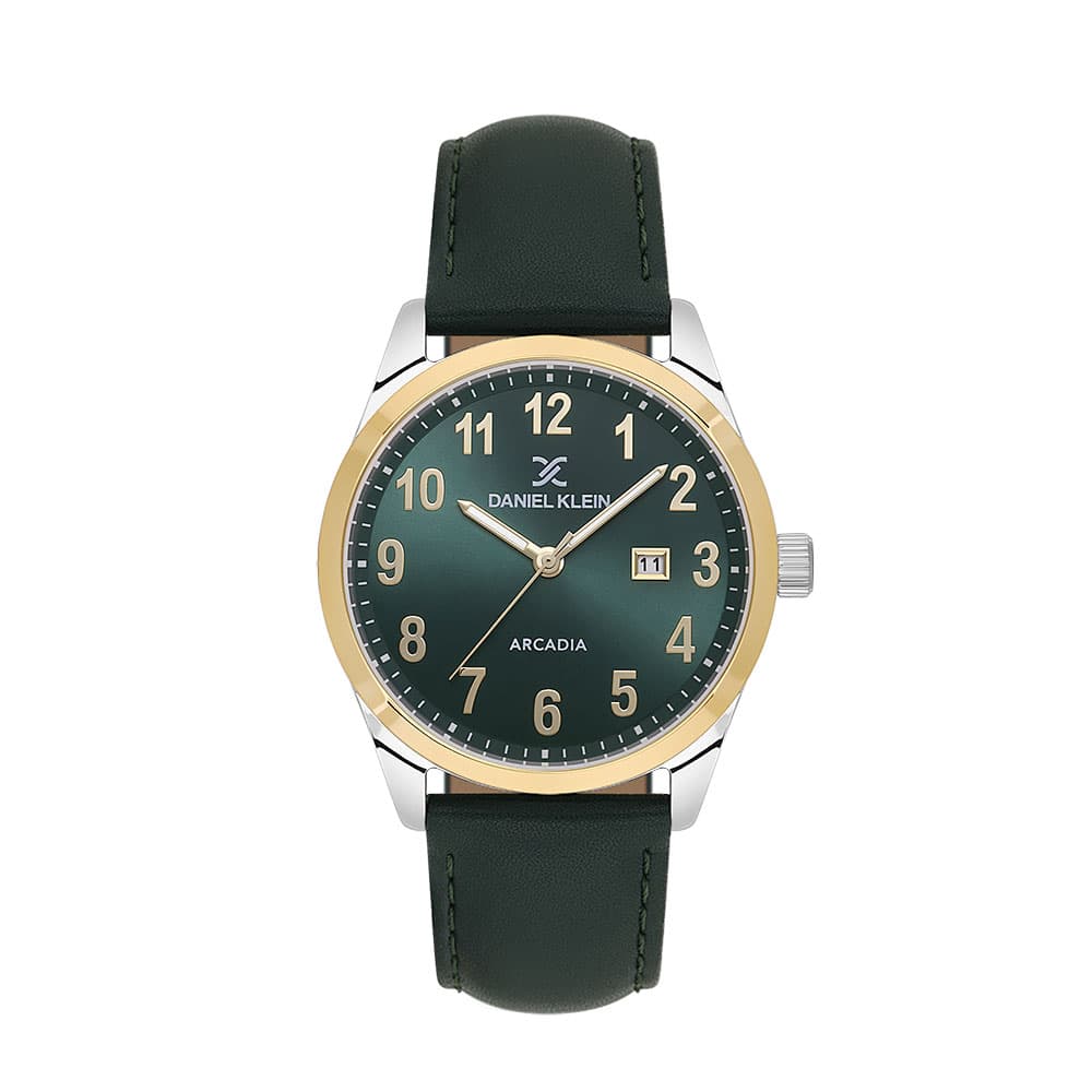 Daniel Klein Arcadia - Ceas Barbatesc Quartz Verde DK.6.14084.4