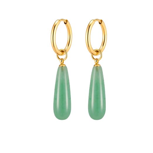 Cercei Inox Verde Thia Jewelry S. Steel Dama