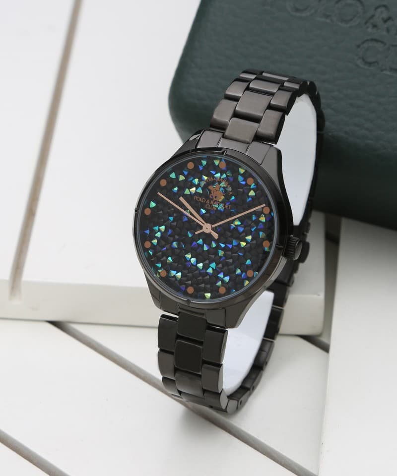 Santa Barbara Polo Unique - Ceas Dama Quartz Negru SB.2.10001.1