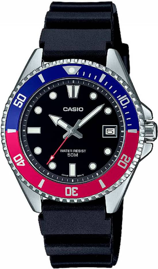 Мъжки аналогов часовник Casio Diving - MDV-10-1A2VEF