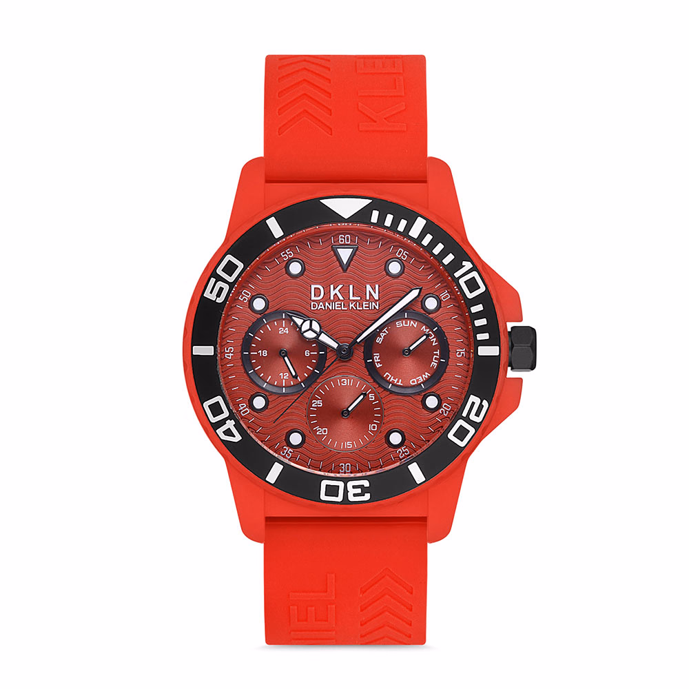 Daniel Klein Dkln - Ceas Barbatesc Quartz Rosu DK.1.12716.4