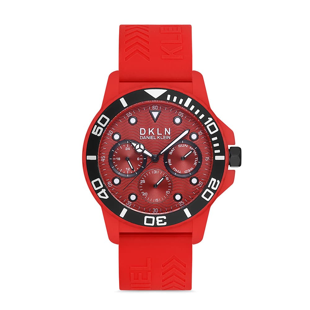 Daniel Klein Dkln - Ceas Barbatesc Quartz Rosu DK.1.12716.4