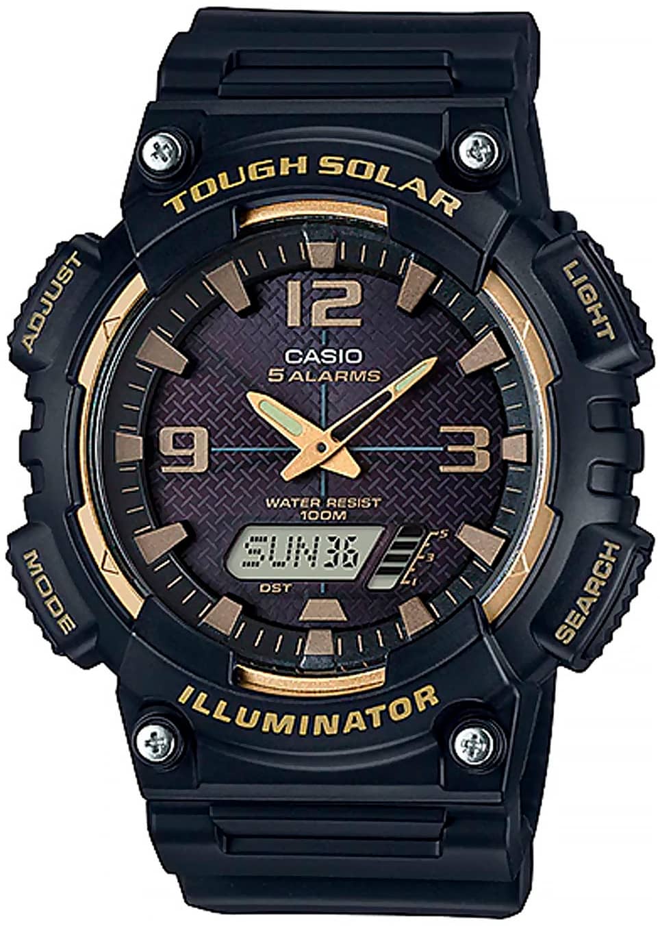 Мъжки дигитален часовник Casio Solar - Casio Collection - AQ-S810W-1A3VDF