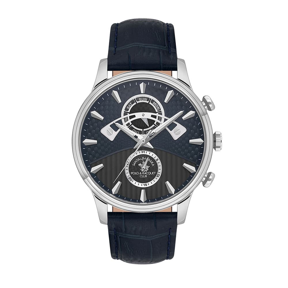 Santa Barbara Polo Legend - Ceas Barbatesc Quartz Bleumarin SB.1.10593.3