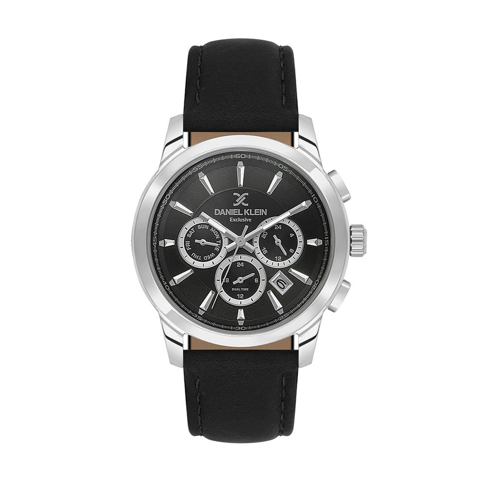Daniel Klein Exclusive - Ceas Barbatesc Quartz Negru DK.6.14032.2