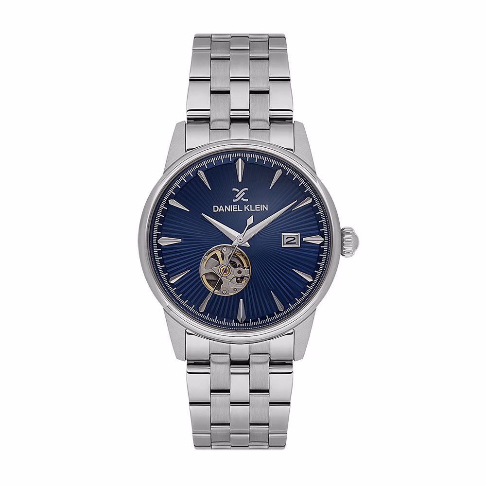 Daniel Klein Skeleton - Ceas Barbatesc Automatic Argintiu DK.1.14284-3