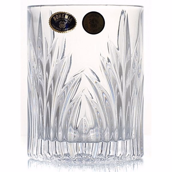 ELISE Set 6 pahare cristal Bohemia whisky 320 ml