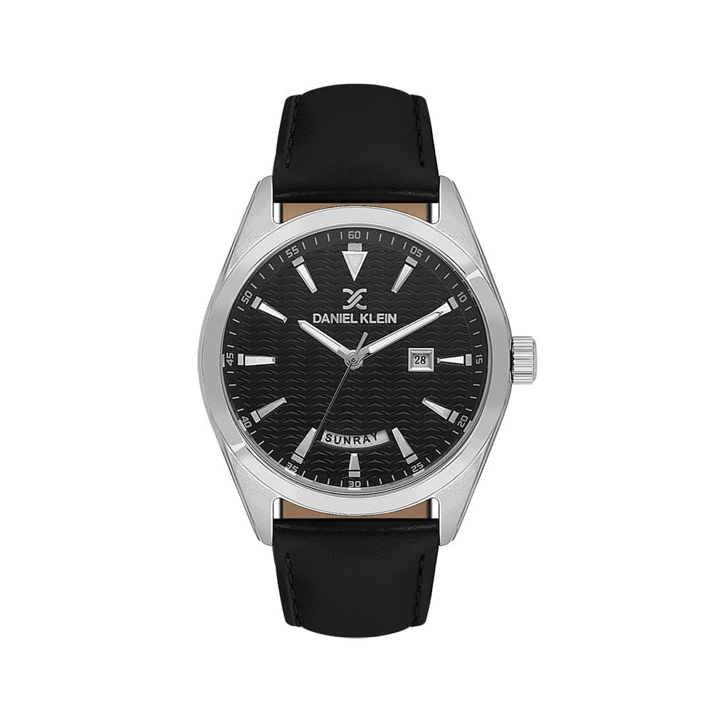 Daniel Klein Premium - Ceas Barbatesc Quartz Negru DK.1.14088.1