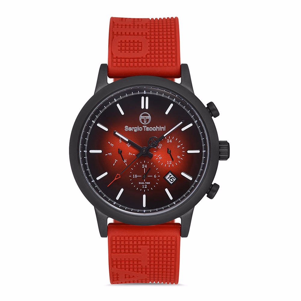 Sergio Tacchini Streamline - Ceas Barbatesc Quartz Rosu ST.1.10180.1