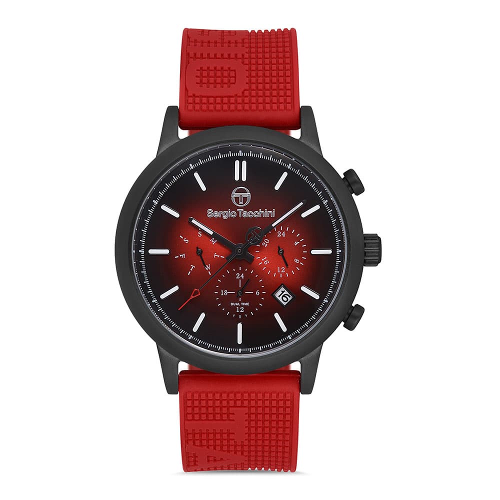 Sergio Tacchini Streamline - Ceas Barbatesc Quartz Rosu ST.1.10180.1