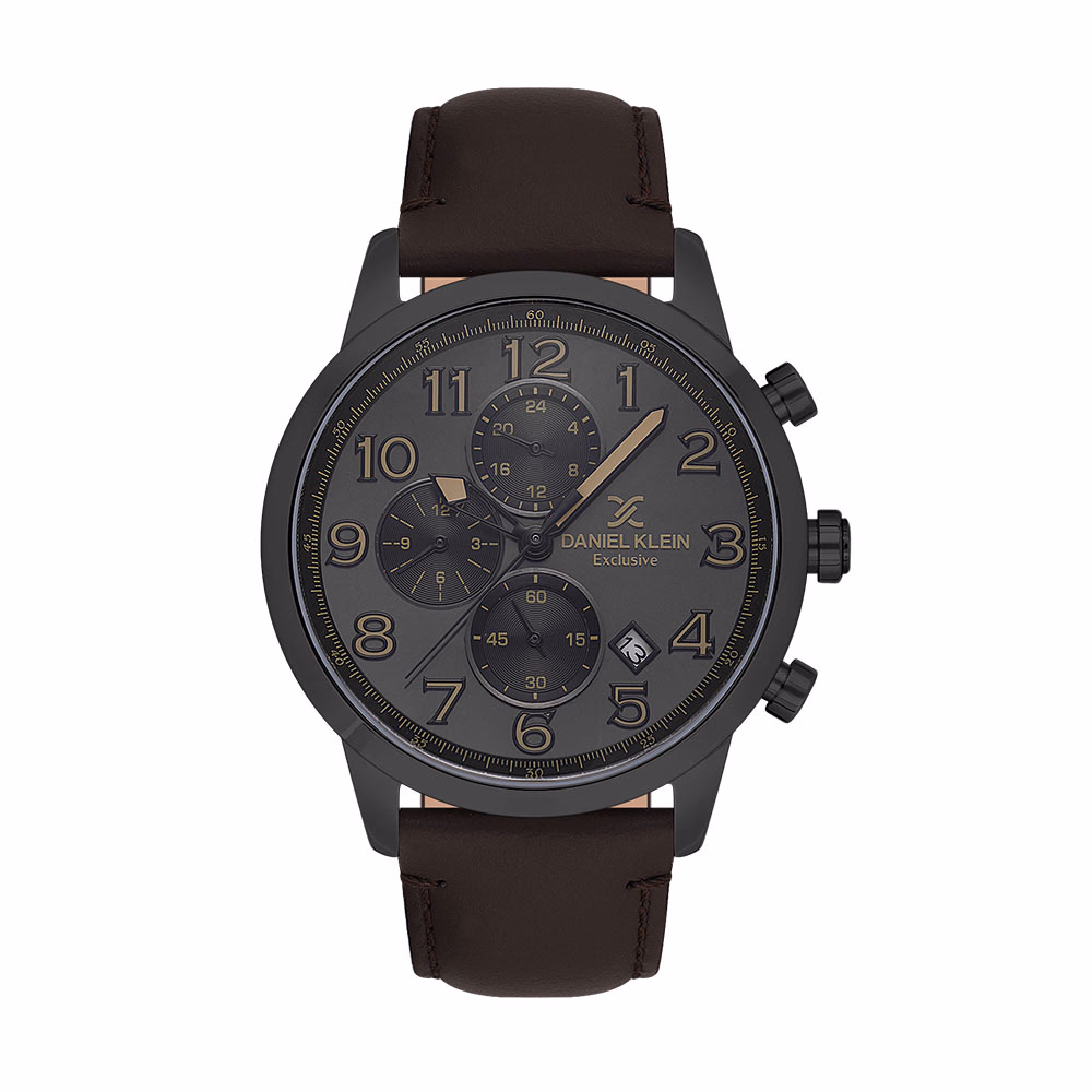 Daniel Klein Exclusive - Ceas Barbatesc Quartz Cafeniu DK.1.13833.5