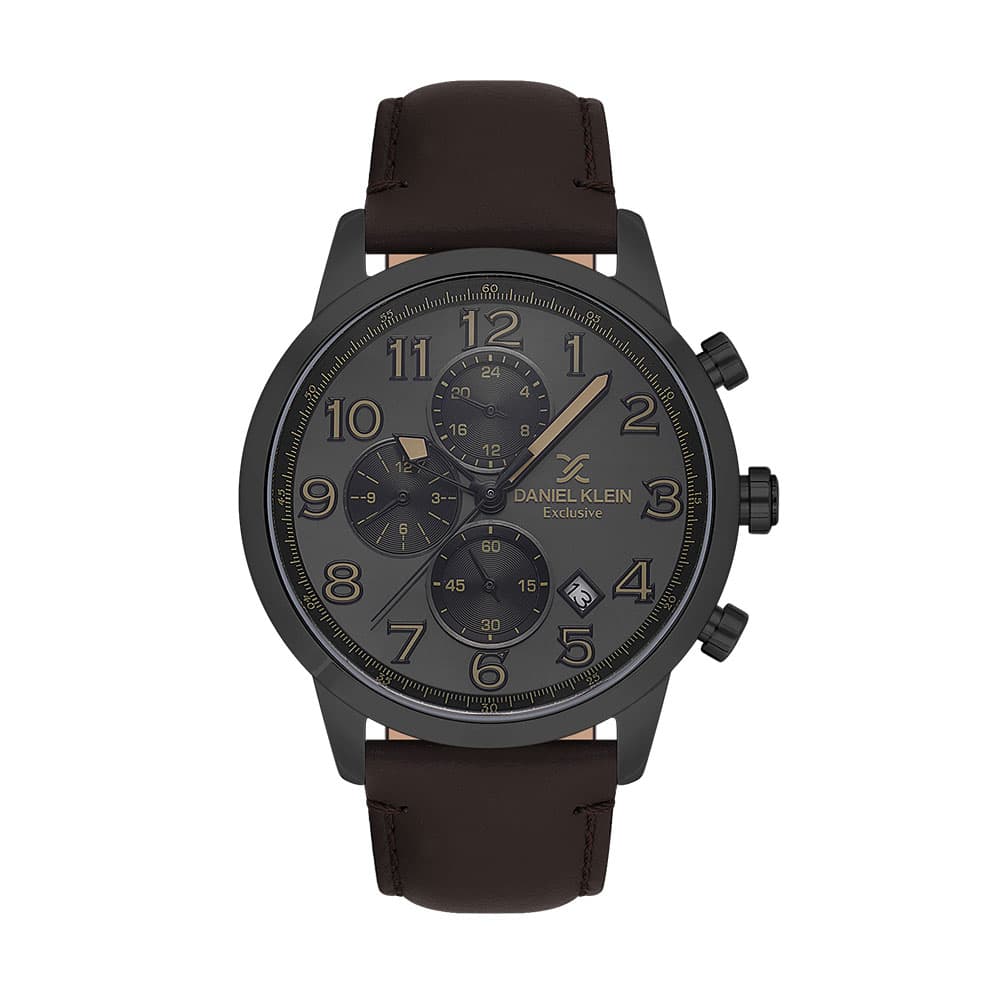 Daniel Klein Exclusive - Ceas Barbatesc Quartz Cafeniu DK.1.13833.5