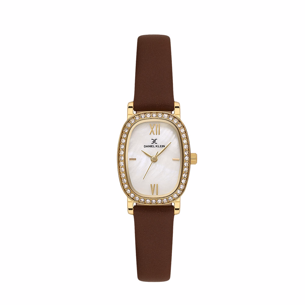 Daniel Klein Premium - Ceas Dama Quartz Cafeniu DK.1.13943.3