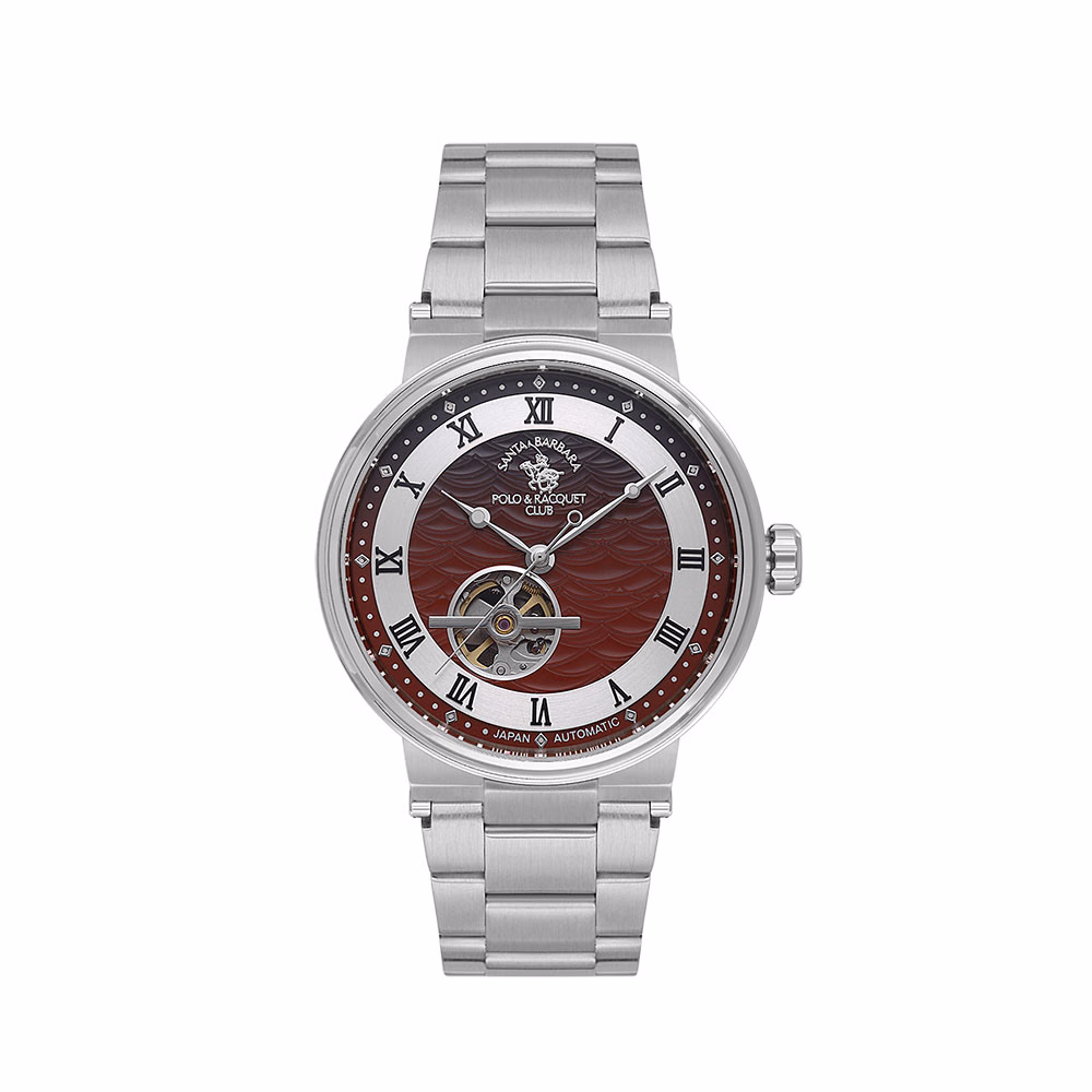 Santa Barbara Polo Luxury - Ceas Barbatesc Automatic Argintiu SB.1.10631.5