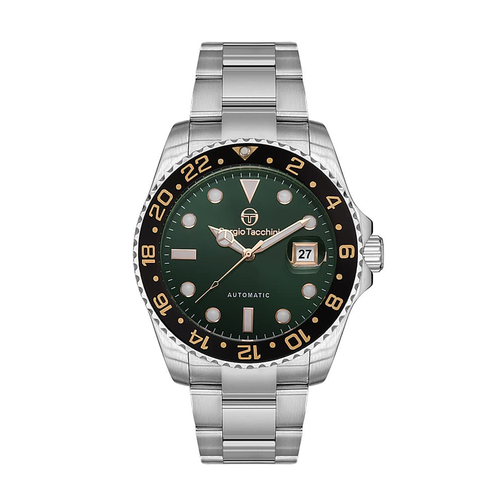 Sergio Tacchini Heritech - Ceas Barbatesc Automatic Argintiu ST.1.10401.4